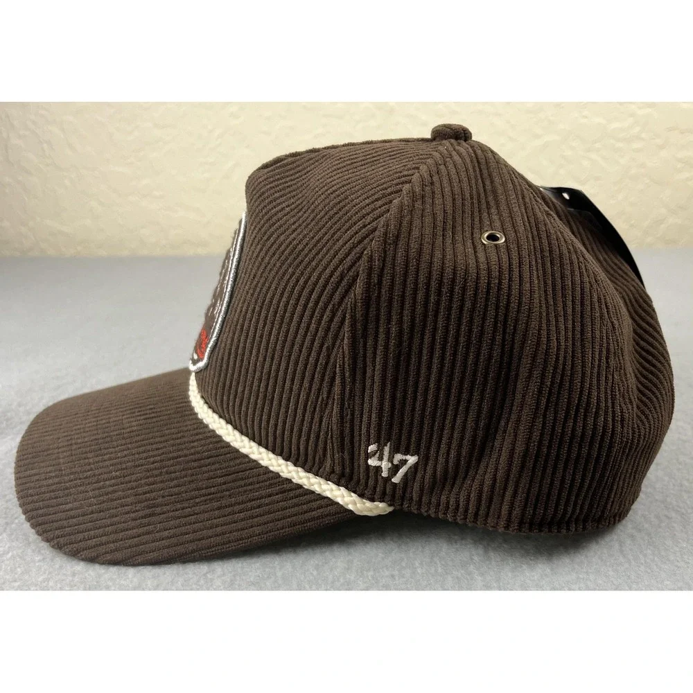 Cleveland Browns Hat 47 Brand Snap Back Stoney Clover‎ Lane NFL Corduroy NEW